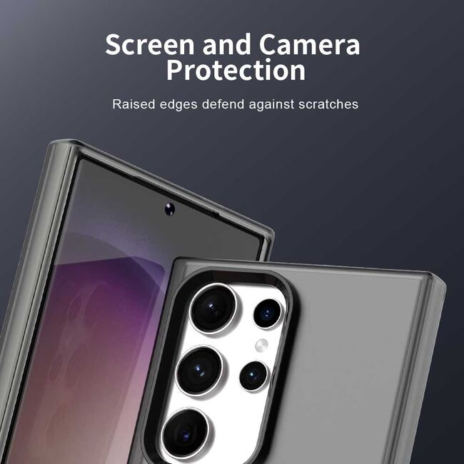 Husa premium pentru  Samsung Galaxy S23 Ultra 5G VivaShell Fusion compatibila MagSafe, Anti-Shock - Protectie Avansata Display & Camera - Design Slim și Elegant - Negru
