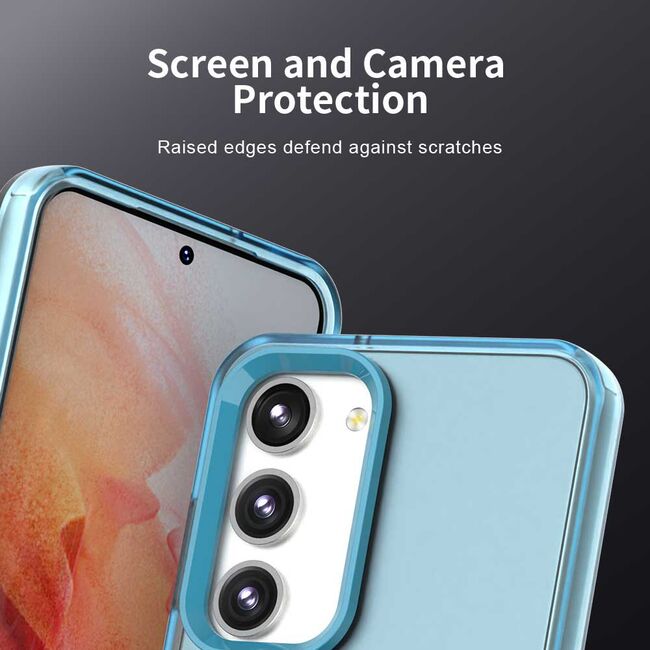 Husa premium pentru  Samsung Galaxy S23 VivaShell Fusion compatibila MagSafe, Anti-Shock - Protectie Avansata Display & Camera - Design Slim și Elegant - Albastru