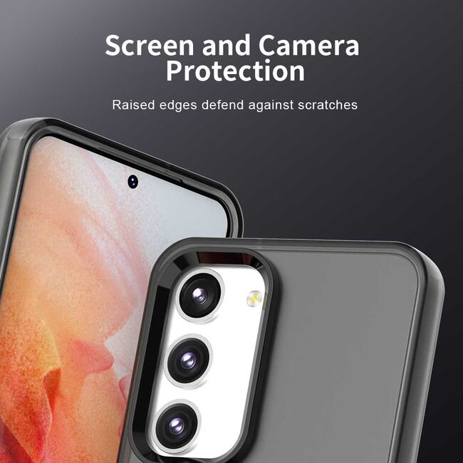 Husa premium pentru  Samsung Galaxy S23 VivaShell Fusion compatibila MagSafe, Anti-Shock - Protectie Avansata Display & Camera - Design Slim și Elegant - Negru