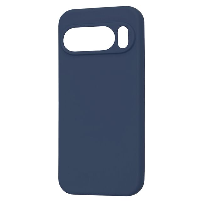 Husa pentru  Google Pixel 10 Pro XL Liquid Silicone, subțire, captusita cu microfibra, anti amprentă, protectie cameră foto, Albastru