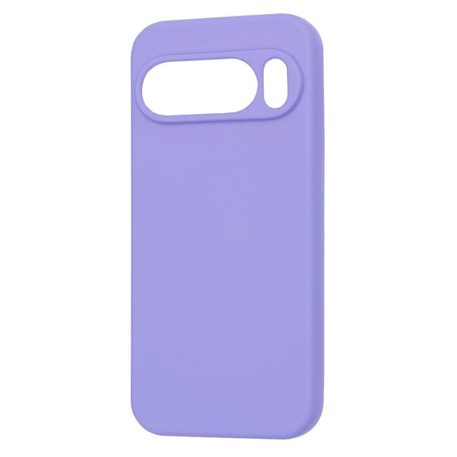 Husa pentru  Google Pixel 10 Pro XL Liquid Silicone, subțire, captusita cu microfibra, anti amprentă, protectie cameră foto, Lavanda