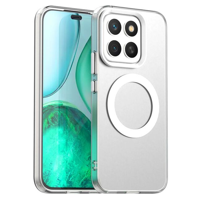 Husa premium pentru  Honor X8c VivaShell Fusion compatibila MagSafe, Anti-Shock - Protectie Avansata Display & Camera - Design Slim și Elegant - Alb