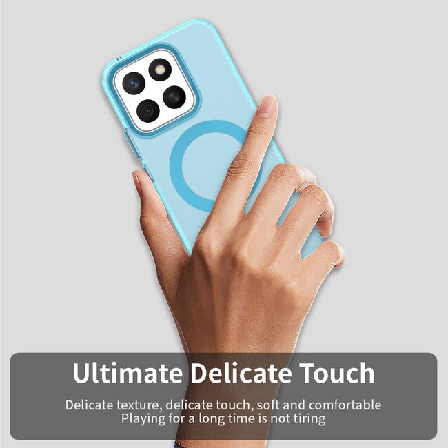 Husa premium pentru  Honor X8c VivaShell Fusion compatibila MagSafe, Anti-Shock - Protectie Avansata Display & Camera - Design Slim și Elegant - Albastru