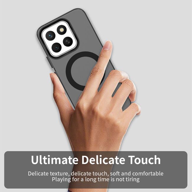 Husa premium pentru  Honor X8c VivaShell Fusion compatibila MagSafe, Anti-Shock - Protectie Avansata Display & Camera - Design Slim și Elegant - Negru