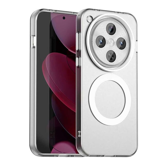 Husa premium pentru  OPPO Find X8 Pro VivaShell Fusion compatibila MagSafe, Anti-Shock - Protectie Avansata Display & Camera - Design Slim și Elegant - Alb