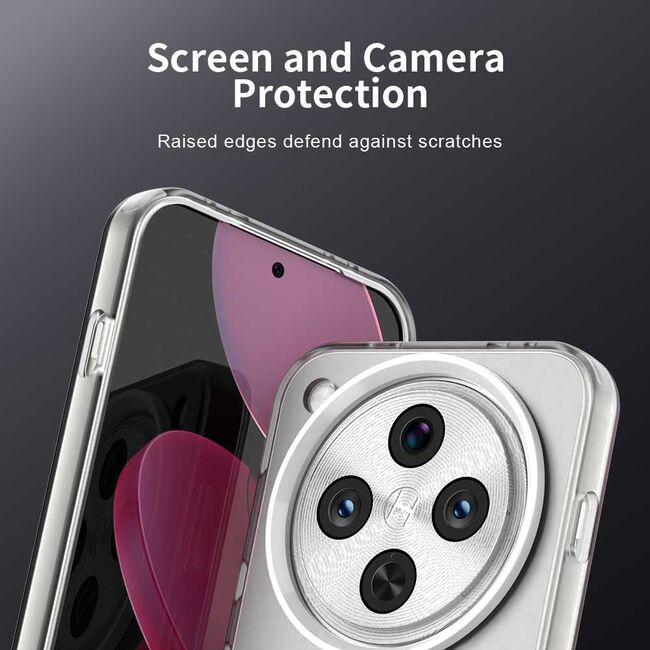 Husa premium pentru  OPPO Find X8 Pro VivaShell Fusion compatibila MagSafe, Anti-Shock - Protectie Avansata Display & Camera - Design Slim și Elegant - Alb