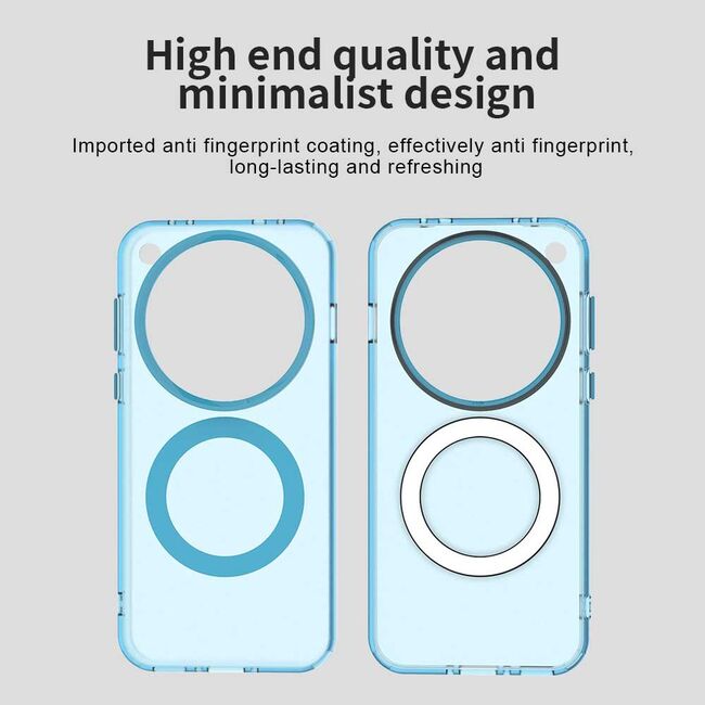 Husa premium pentru  OPPO Find X8 Pro VivaShell Fusion compatibila MagSafe, Anti-Shock - Protectie Avansata Display & Camera - Design Slim și Elegant - Albastru