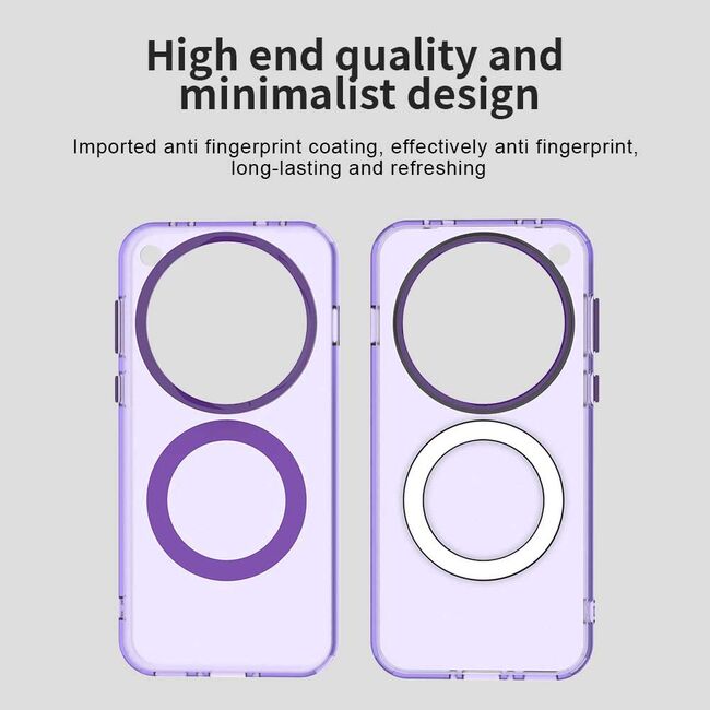Husa premium pentru  OPPO Find X8 Pro VivaShell Fusion compatibila MagSafe, Anti-Shock - Protectie Avansata Display & Camera - Design Slim și Elegant - Mov