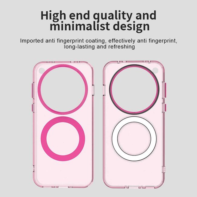 Husa premium pentru  OPPO Find X8 Pro VivaShell Fusion compatibila MagSafe, Anti-Shock - Protectie Avansata Display & Camera - Design Slim și Elegant - Roz