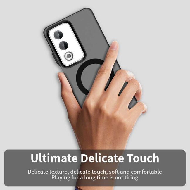 Husa premium pentru  Oppo A80 VivaShell Fusion compatibila MagSafe, Anti-Shock - Protectie Avansata Display & Camera - Design Slim și Elegant - Negru