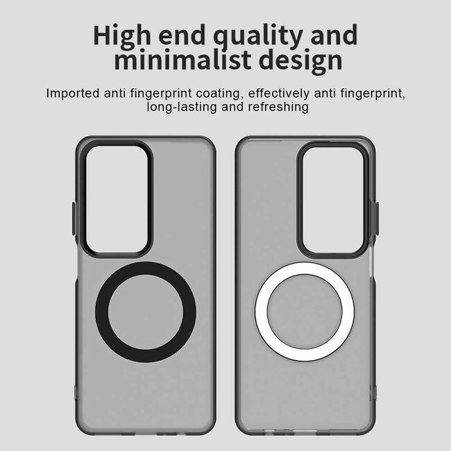 Husa premium pentru  Oppo A80 VivaShell Fusion compatibila MagSafe, Anti-Shock - Protectie Avansata Display & Camera - Design Slim și Elegant - Negru