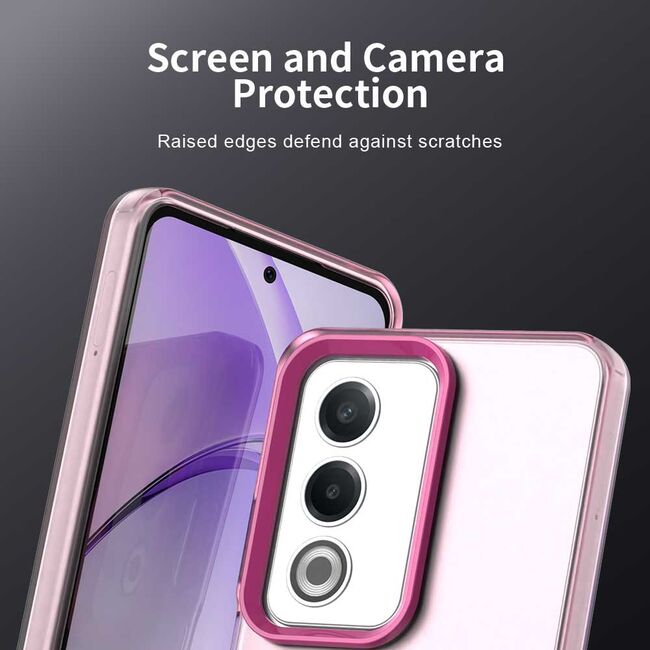 Husa premium pentru  Oppo A80 VivaShell Fusion compatibila MagSafe, Anti-Shock - Protectie Avansata Display & Camera - Design Slim și Elegant - Roz