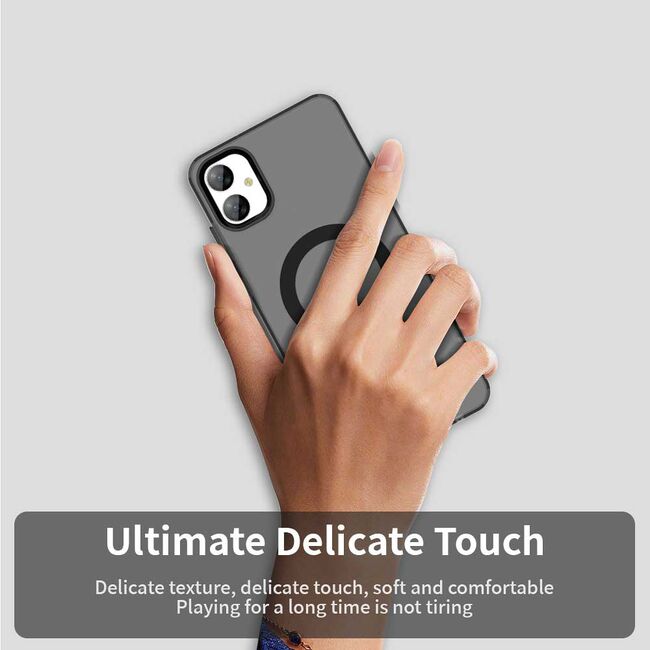 Husa premium pentru  Samsung Galaxy A05 VivaShell Fusion compatibila MagSafe, Anti-Shock - Protectie Avansata Display & Camera - Design Slim și Elegant - Negru