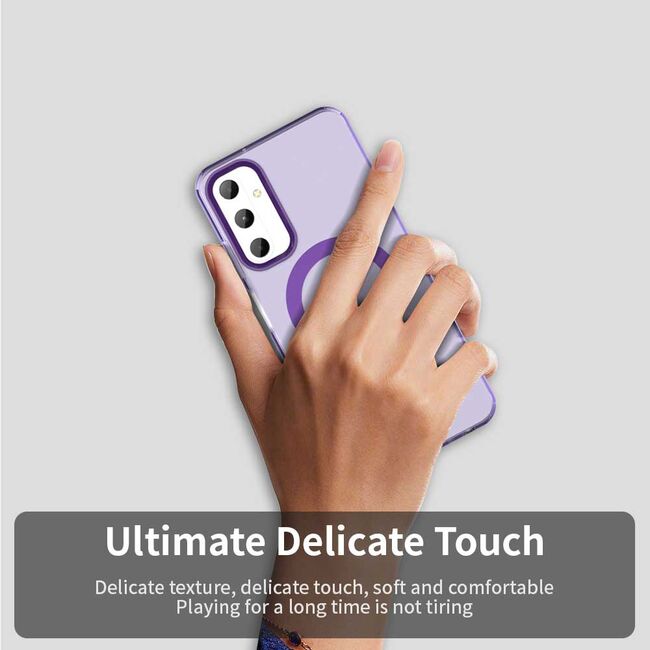 Husa premium pentru  Samsung Galaxy A05s VivaShell Fusion compatibila MagSafe, Anti-Shock - Protectie Avansata Display & Camera - Design Slim și Elegant - Mov