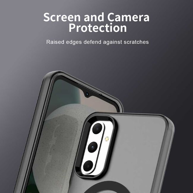 Husa premium pentru  Samsung Galaxy A05s VivaShell Fusion compatibila MagSafe, Anti-Shock - Protectie Avansata Display & Camera - Design Slim și Elegant - Negru