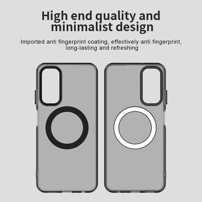 Husa premium pentru  Samsung Galaxy A05s VivaShell Fusion compatibila MagSafe, Anti-Shock - Protectie Avansata Display & Camera - Design Slim și Elegant - Negru
