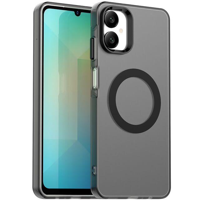 Husa premium pentru  Samsung Galaxy A06 VivaShell Fusion compatibila MagSafe, Anti-Shock - Protectie Avansata Display & Camera - Design Slim și Elegant - Negru