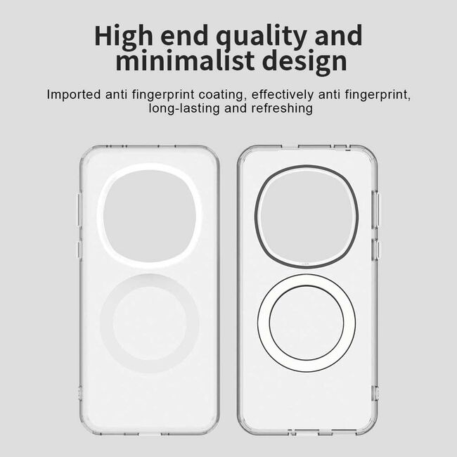 Husa premium pentru Honor Magic 7 Pro VivaShell Fusion compatibila MagSafe, Anti-Shock - Protectie Avansata Display & Camera - Design Slim și Elegant - Alb