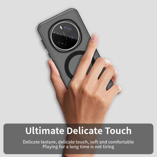 Husa premium pentru Honor Magic 7 Pro VivaShell Fusion compatibila MagSafe, Anti-Shock - Protectie Avansata Display & Camera - Design Slim și Elegant - Negru