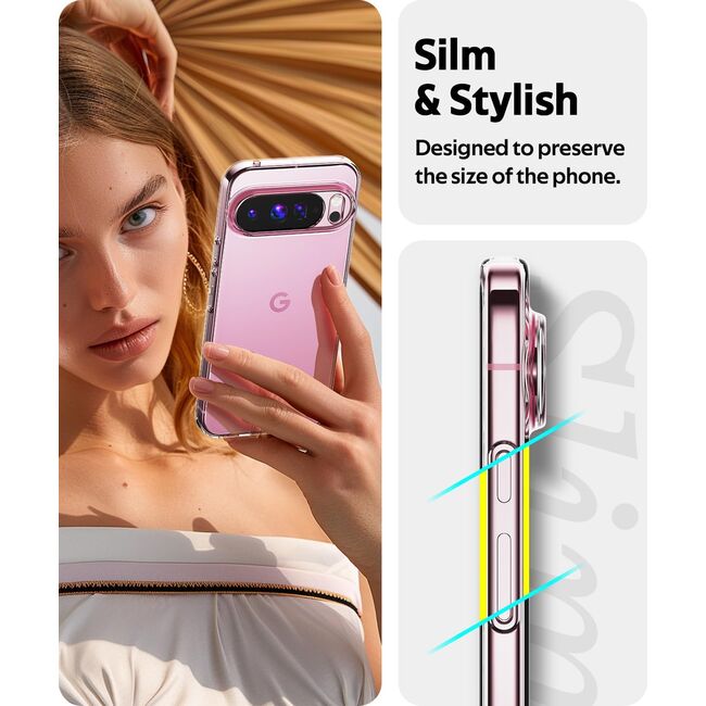 Husa pentru  Google Pixel 10 Pro, Anti-Shock 1.5mm, cu protectie lentile, Transparent