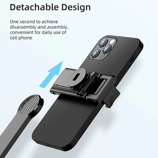 Selfie stick Bluetooth cu trepied Techsuit C01, 106cm