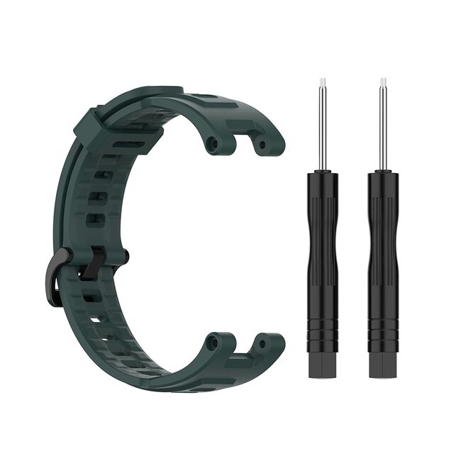 Curea pentru smartwatch Amazfit T-Rex / T-Rex Pro - Quickfit din silicon - Verde