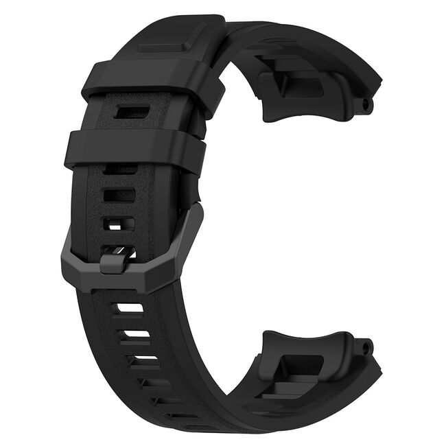 Curea pentru smartwatch Amazfit T-Rex 2 / 2 Ocean Blue - Quickfit din silicon - Negru