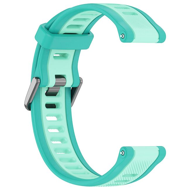 Curea pentru smartwatch Huawei Watch GT 4 (46 mm) / Huawei Watch GT 3 (42 mm) / GT 3 Pro (43 mm) - Quickfit din silicon - latime 20 mm - Verde