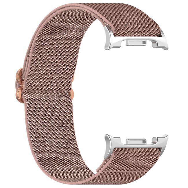 Curea pentru smartwatch Samsung Galaxy Watch 8 40mm/ Watch 8 44mm / Watch 8 Classic - Quickfit din material textil - Roz