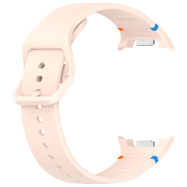 Curea pentru smartwatch Samsung Galaxy Watch 8 40mm/ Watch 8 44mm / Watch 8 Classic - Quickfit din silicon- Roz neon