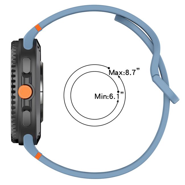 Curea pentru smartwatch Samsung Galaxy Watch 8 40mm/ Watch 8 44mm / Watch 8 Classic - Quickfit din silicon- Roz neon