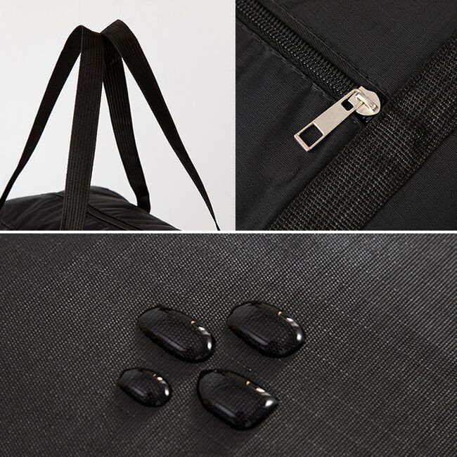Geanta de Voiaj SmartFold 36L Multifunctionala – Cabina Avion, Sport, Vacante, Impermeabilă, Ultra Usoara, cu Curea Reglabila – Negru