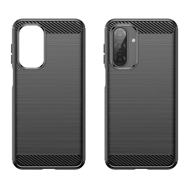 Husa pentru Samsung Galaxy A17 Carbon Liquid Silicone, Negru