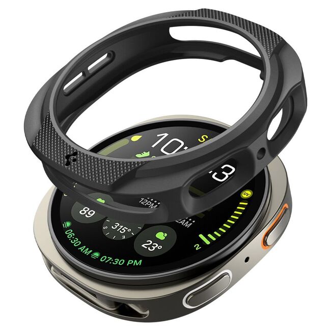 Husa pentru Samsung Galaxy Watch 8 44mm - Spigen Liquid Air - Negru mat