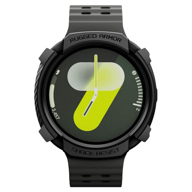 Husa pentru Samsung Galaxy Watch 8 44mm - Spigen Rugged Armor - Negru Mat