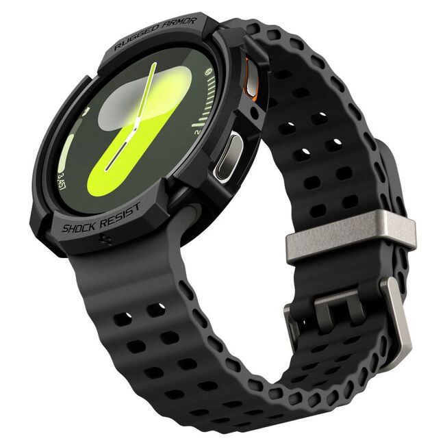 Husa pentru Samsung Galaxy Watch 8 44mm - Spigen Rugged Armor - Negru Mat