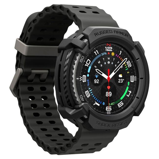 Husa pentru Samsung Galaxy Watch 8 Classic - Spigen Liquid Air - Negru mat