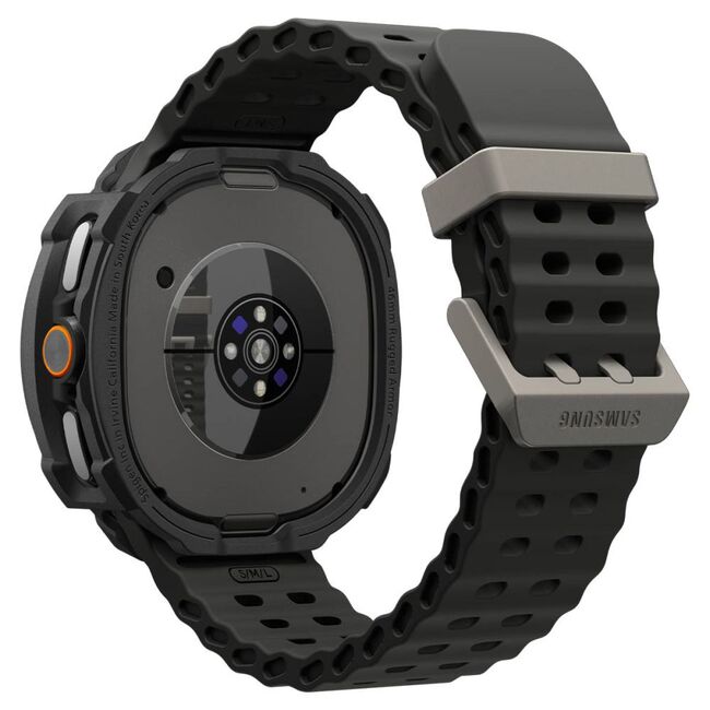 Husa pentru Samsung Galaxy Watch 8 Classic - Spigen Rugged Armor - Negru mat