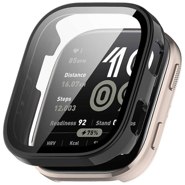 Set de Protecție 360° pentru Amazfit Bip 6 – Carcasa cu protectie ecran, Claritate HD, Design Elegant - Negru