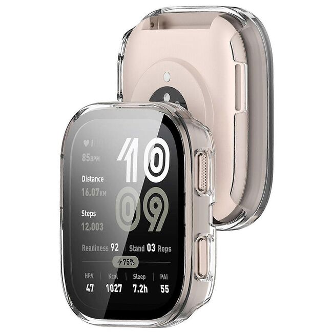 Set de Protecție 360° pentru Amazfit Bip 6 – Carcasa cu protectie ecran, Claritate HD, Design Elegant - Transparent