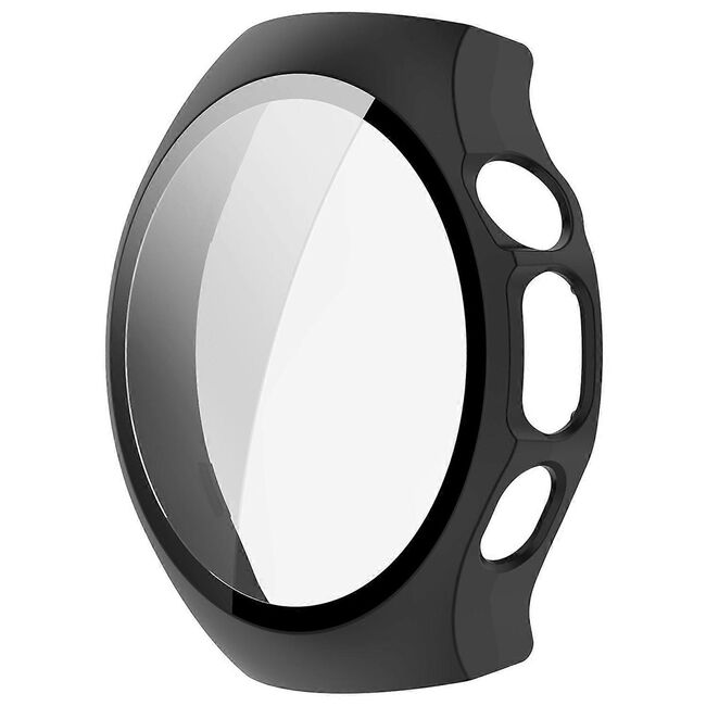 Set de Protecție 360° pentru Huawei Watch 5 42mm – Carcasa cu protectie ecran, Claritate HD, Design Elegant - Negru