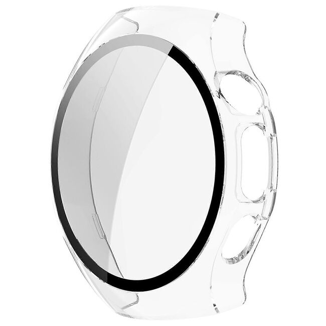 Set de Protecție 360° pentru Huawei Watch 5 46mm – Carcasa cu protectie ecran, Claritate HD, Design Elegant - Transparent