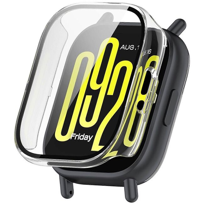Set de Protecție 360° pentru Xiaomi Redmi Watch 5 Active – Carcasa cu protectie ecran, Claritate HD, Design Elegant - Clear