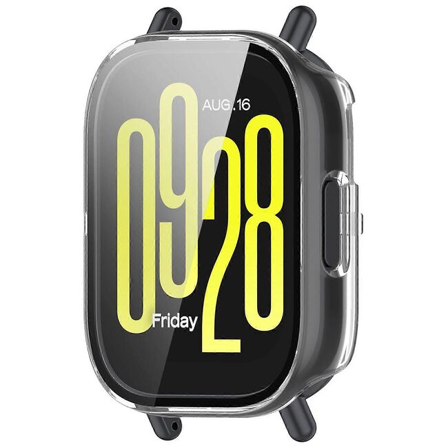 Set de Protecție 360° pentru Xiaomi Redmi Watch 5 Active – Carcasa cu protectie ecran, Claritate HD, Design Elegant - Clear