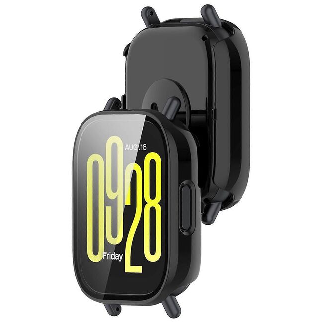 Set de Protecție 360° pentru Xiaomi Redmi Watch 5 Active – Carcasa cu protectie ecran, Claritate HD, Design Elegant - Negru