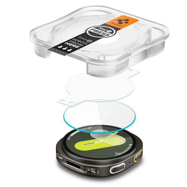 Folie pentru Samsung Galaxy Watch 8 40mm (set 2) - Spigen Glas.TR EZ FIT - Clear