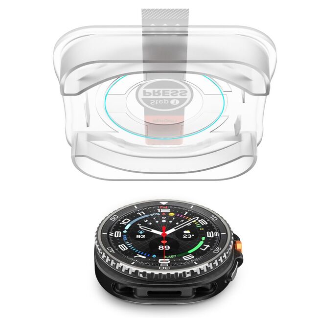 Folie pentru Samsung Galaxy Watch 8 Classic (set 2) - Spigen Glas.TR EZ FIT - Clear