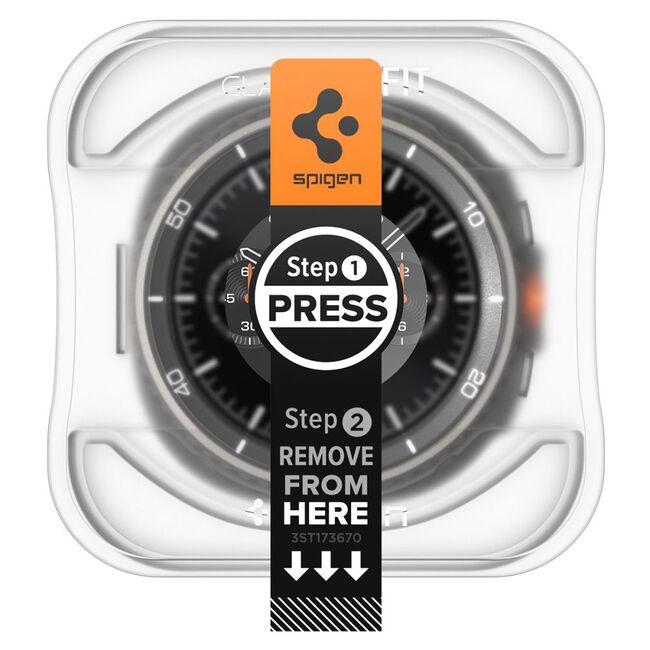 Folie pentru Samsung Galaxy Watch 8 Classic (set 2) - Spigen Glas.TR EZ FIT - Clear