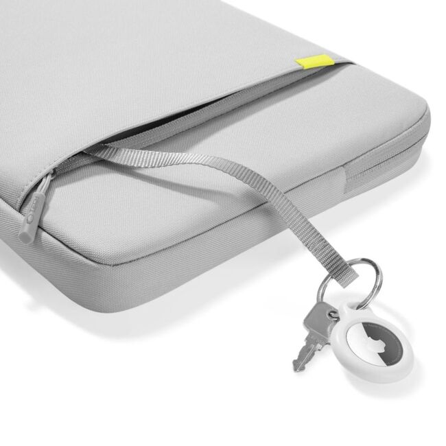 Husă Premium Laptop 13–14” cu Protecție Triplă, Compartiment Accesorii și Design Slim – Compatibilă cu MacBook, ASUS, Lenovo, HP, Dell, gri