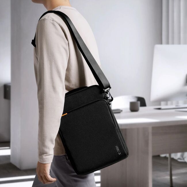 Geantă Business Premium pentru Laptop 13 - 14” cu Protecție CornerArmor, Curea Reglabilă și Compartimente Multiple – Ideală pentru MacBook, ASUS, Lenovo, HP, Dell